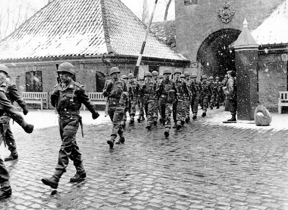 Kompagni fra 1. Regiment/Danske Livregiment, ca. slutningen af 1950'erne